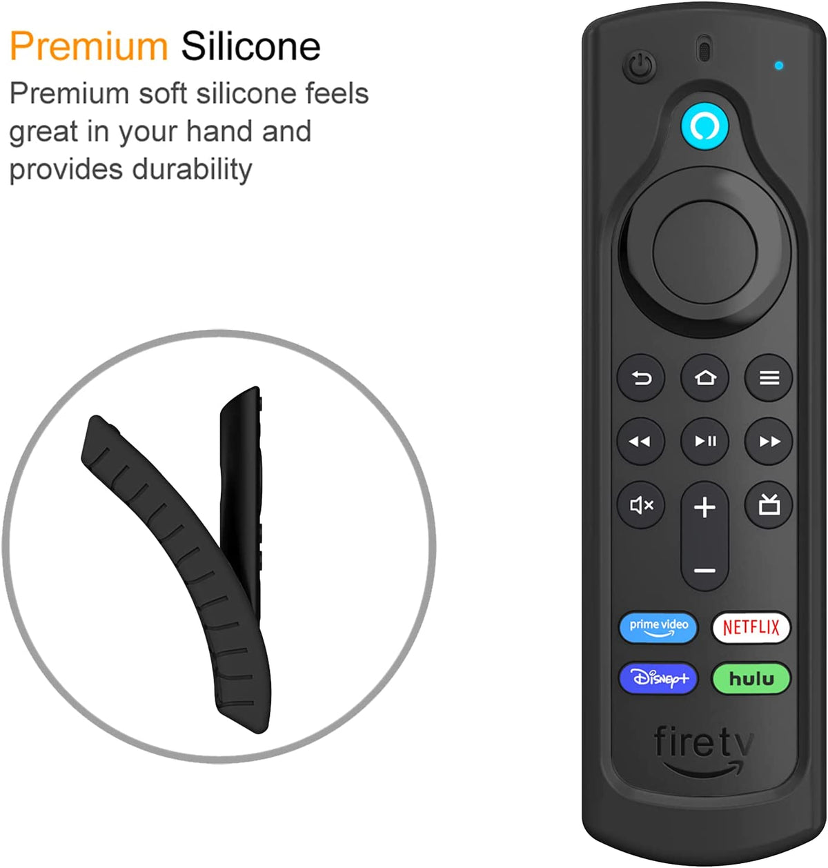 Silicone Case for Alexa Voice Remote (2nd & 3rd Generation)