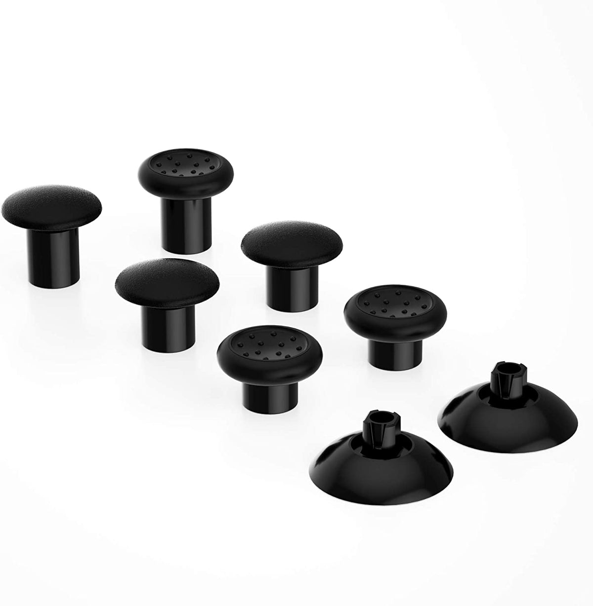 Thumbstick for Xbox Controller - Improve Comfort - Black 3 Height Domed & Concave Grips - Adjustable Joystick for Xbox Series X/S & Xbox One S/X/Elite
