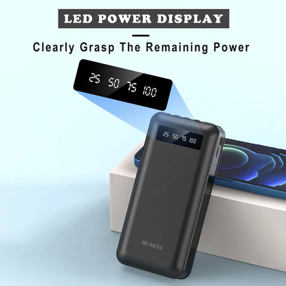  Power Bank Portable Charger with Cables Compatible for iPhone & Android Cell Phone - 20000Mah