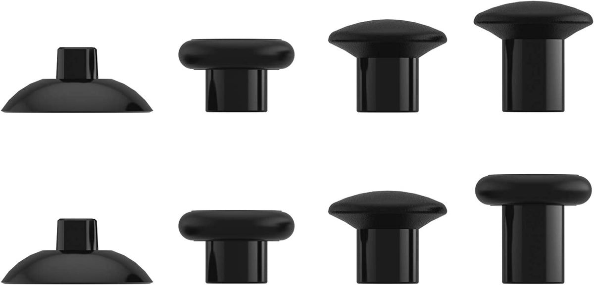 Thumbstick for Xbox Controller - Improve Comfort - Black 3 Height Domed & Concave Grips - Adjustable Joystick for Xbox Series X/S & Xbox One S/X/Elite